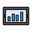 Dispositivos Moveis Grafico Estatisticas Ícone