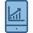 Dispositivos Moveis Analises Grafico De Barras Ícone