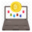 Analise De Bitcoin On Line Criptomoeda On Line Estatisticas De Bitcoin Ícone