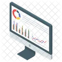 Analisi Analisi Statistica Grafico Aziendale Icon