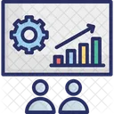 Analisis Grafico Negocios Icono