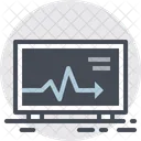 Analitica Diagrama Ecg Icono