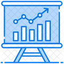 Analisis De Bitcoin Analisis De Crecimiento Informe De Ventas Icono