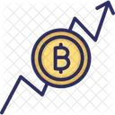 Analisis De Bitcoin Grafico De Bitcoin Grafico De Bitcoin Icono