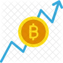 Analisis De Bitcoin Grafico De Bitcoin Grafico De Bitcoin Icono