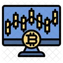 Análisis de bitcoins  Icono