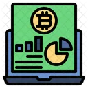 Análisis de bitcoins  Icono