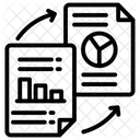 Analisis Comparativo Informes De Encuestas Transferencia De Datos Icono