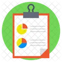 Pastel Grafico Analisis Icono