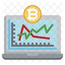 Analisis De Bitcoins En Linea Analisis De Datos Analisis Icono