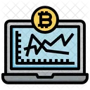 Analisis De Bitcoins En Linea Analisis De Datos Analisis Icono