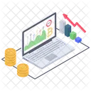 Análisis de bitcoins  Icono