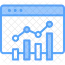 Grafico De Lineas Analisis Resultados Icono