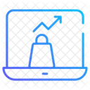 Analisis De Comercio Electronico Icono