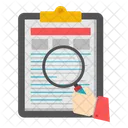 Buscar Papel Buscar Documento Buscar Contenido Icono