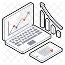 Analisis De Crecimiento Analisis En Linea Crecimiento Empresarial Icono