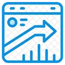 Analisis De Crecimiento Informe De Crecimiento Grafico De Crecimiento Icono