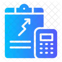 Analisis De Datos Contabilidad Informe Icono