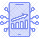 Analisis De Datos Icono De Linea Duotono Icono