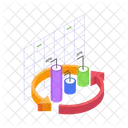 Datos Analisis Grafico Circular Icon