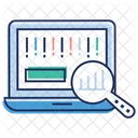 Analisis De Datos Monitoreo De Datos Visualizacion De Datos Icono