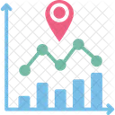 Analisis De Datos Visualizacion De Datos Analisis De Ubicacion Icono