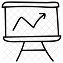 Analisis De Datos Grafico De Crecimiento Grafico De Negocios Icono