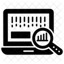 Analisis De Datos Monitoreo De Datos Visualizacion De Datos Icono