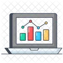 Informe Empresarial Analisis De Datos Infografia Icono