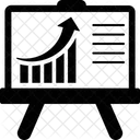 Analisis De Datos Grafico De Crecimiento Grafico De Negocios Icono