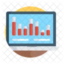 Analisis De Datos Datos En Linea Informe Comercial Icono