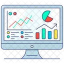 Analisis De Negocios Analisis De Datos Monitoreo De Negocios Icono