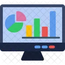 Analisis De Datos Analisis De Graficos Graficos En Linea Icono