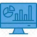 Analisis De Datos Analisis De Graficos Graficos En Linea Icono