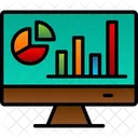 Analisis De Datos Analisis De Graficos Graficos En Linea Icono