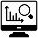 Monitoreo De Datos Analisis De Datos Busqueda De Datos Icono