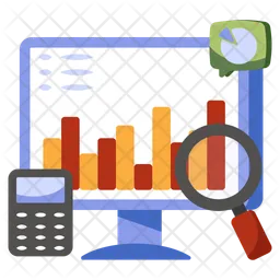 Análisis de datos en línea  Icono