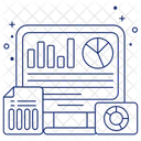 Análisis de datos en línea  Icono