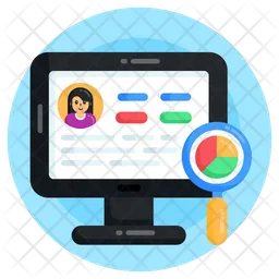 Análisis de datos en línea  Icono