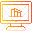 Analisis De Datos En Linea Analisis De Datos Grafico Icono