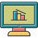 Analisis De Datos En Linea Analisis De Datos Grafico Icono