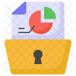 Análisis de datos seguro  Icono