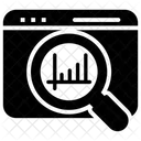Analisis De Datos Web Optimizacion De Motores De Busqueda Pagina Web SEO Icono