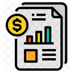 Análisis de informes financieros  Icono