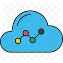 Analisis De La Nube Analisis De Datos Datos En La Nube Icono