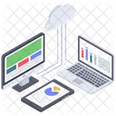 Analisis De Nube Analisis De Nube Grafico Informatico Icon