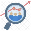 Analisis De Datos Analisis De Usuarios Investigacion De Usuarios Icono