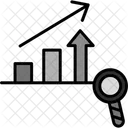 Analisis De Mercado Grafico Investigacion Icono