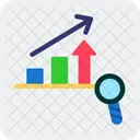 Analisis De Mercado Grafico Investigacion Icono