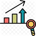 Analisis De Mercado Grafico Investigacion Icono